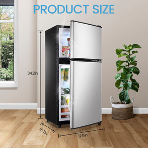 Jeremy Cass 3.5-cu ft with Freezer ( Silver ) ENERGY STAR