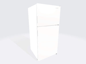 Amana 18.2-cu ft Top-Freezer Refrigerator ( White )