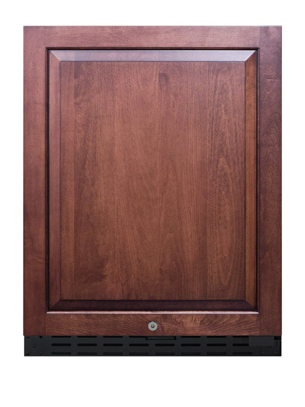 Summit Appliance 4.2-cu ft Built-In Mini Fridge ( Panel-ready door and black cabinet )