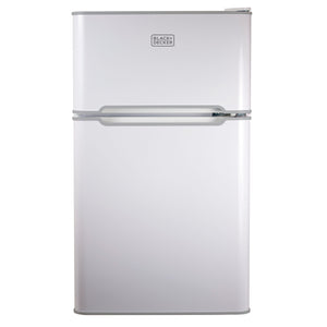 BLACK+DECKER 3.1-cu ft Mini Fridge with Freezer ( White ) ENERGY STAR