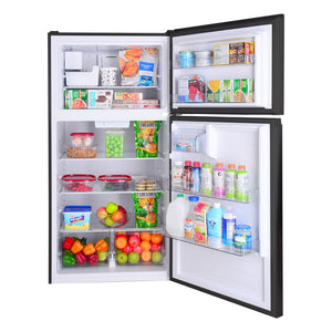 Kenmore 18.1-cu ft Top-Freezer Refrigerator with Ice Maker ( Black ) ENERGY STAR Certified