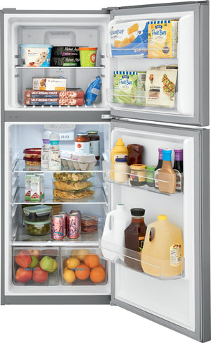 Frigidaire 10.1-cu ft Counter-Depth Top-Freezer Refrigerator ( Fingerprint-Resistant Stainless Look ) Garage Ready ENERGY STAR Certified