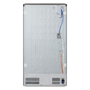 LG Counter-Depth 26.5-cu ft 3 -Door Smart Compatible French Door Refrigerator with Ice Maker with Water Dispenser ( PrintProof Stainless Steel ) ENERGY STAR Certified