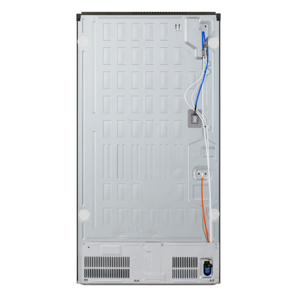 LG Counter-Depth 26.5-cu ft 3 -Door Smart Compatible French Door Refrigerator with Ice Maker with Water Dispenser ( PrintProof Stainless Steel ) ENERGY STAR Certified