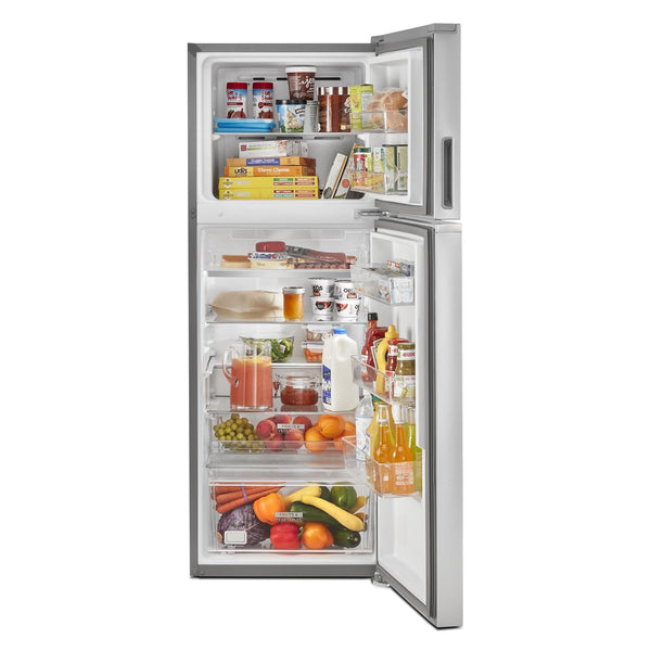 Whirlpool 12.9-cu ft Counter-Depth Top-Freezer Refrigerator Built-In ( Fingerprint Resistant Stainless Finish )