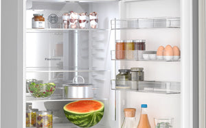 Bosch 800 Series 12.8-cu ft Counter-Depth Built-In Bottom-Freezer Refrigerator with Ice Maker ( Stainless Steel ) ENERGY STAR Certified