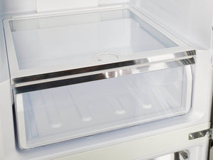 UNIQUE Classic Retro 11.7-cu ft Counter-Depth Bottom-Freezer Refrigerator Marshmallow White ) ENERGY STAR Certified
