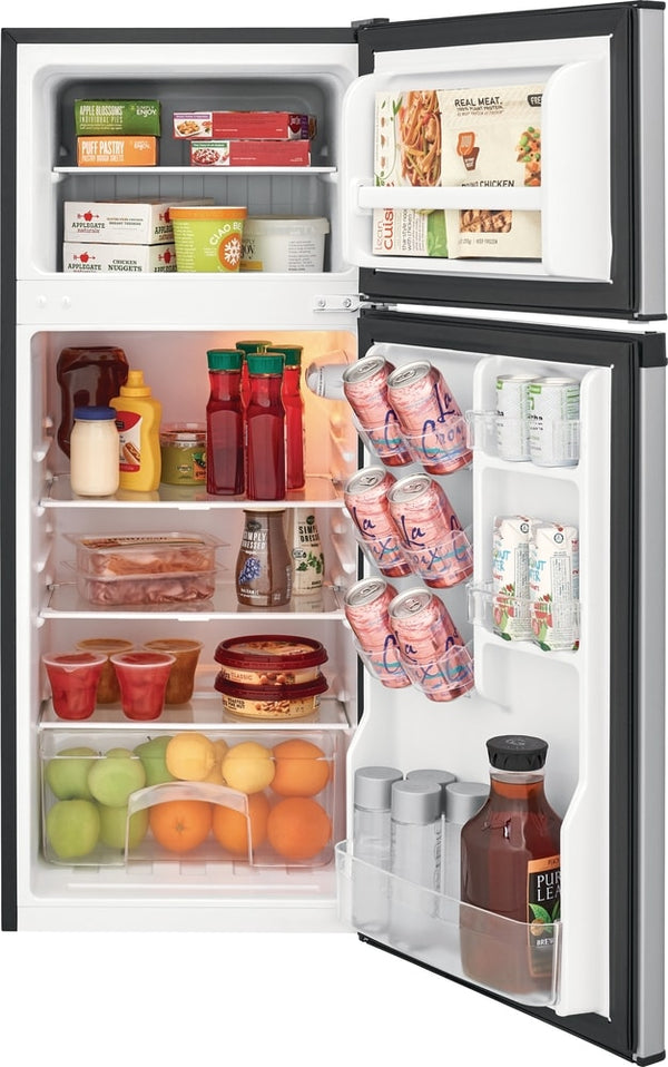 Frigidaire 4.5-cu ft Mini Fridge with Freezer ( Silver Mist ) ENERGY STAR