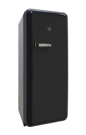 Brama 9.9-cu ft Counter-Depth Top-Freezer Refrigerator ( Black )