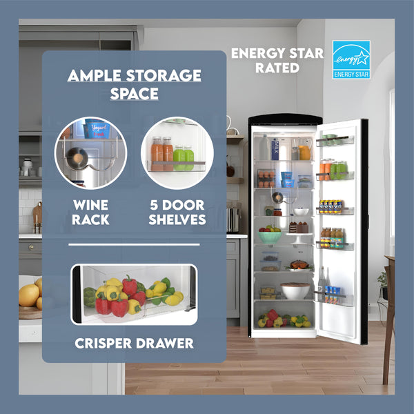 ConServ 11.12-cu ft Freezerless Refrigerator ( Black )