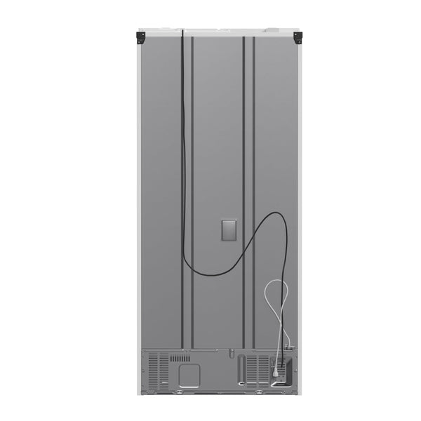 FORNO Counter-Depth Espresso Gallipoli 17.5-cu ft 3 -Door French Door Refrigerator with Ice Maker with Ice Dispenser ( White ) ENERGY STAR Certified