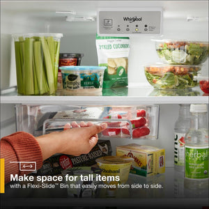 Whirlpool 16.3-cu ft Top-Freezer Refrigerator ( Stainless Steel )