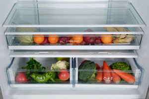 Kenmore Counter-Depth 20.3-cu ft 3 -Door French Door Refrigerator with Ice Maker ( Stainless Steel ) ENERGY STAR Certified