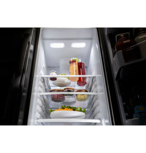 GE Profile 25.3-cu ft Side-by-Side Refrigerator with Ice Maker ,Water and Ice Dispenser ( Stainless Steel ) ENERGY STAR Certified