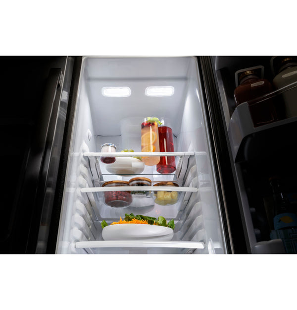 GE Profile 25.3-cu ft Side-by-Side Refrigerator with Ice Maker ,Water and Ice Dispenser ( Stainless Steel ) ENERGY STAR Certified