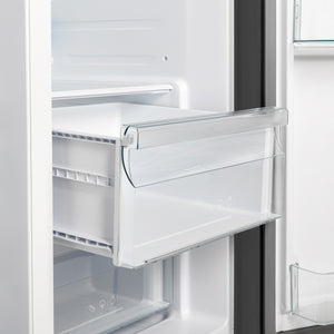 FORNO Salerno 20-cu ft Counter-Depth Side-by-Side Refrigerator with Ice Maker ,Water and Ice Dispenser ( Black ) ENERGY STAR Certified