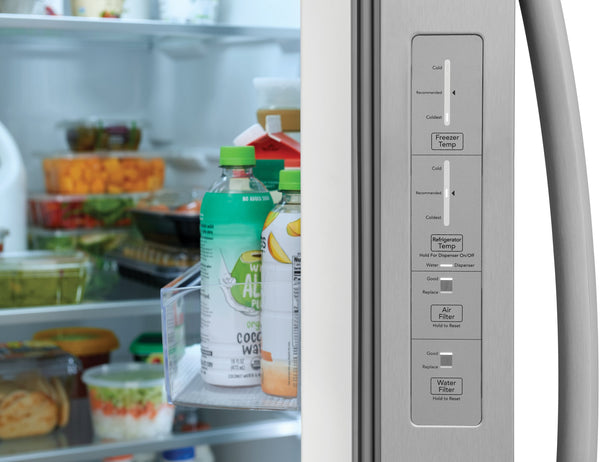 Frigidaire Gallery 26-cu ft Side-by-Side Refrigerator with Ice Maker and Water Dispenser ( Smudge-Proof Stainless Steel ) ENERGY STAR Certified