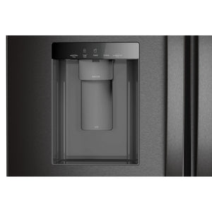 Whirlpool Standard-Depth 29.58-cu ft 3 -Door French Door Refrigerator with Dual Ice Maker with Water and Ice Dispenser ( Print Resist Black Stainless ) ENERGY STAR Certified