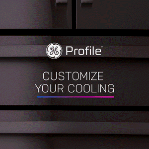 GE Profile Counter-Depth 23.2-cu ft 4 -Door Smart Compatible French Door Refrigerator with Ice Maker with Water Dispenser ( Stainless Steel ) ENERGY STAR Certified