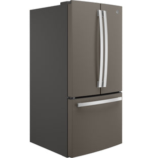 GE Standard-Depth 24.8-cu ft 3 -Door French Door Refrigerator with Ice Maker with Water Dispenser ( Slate ) ENERGY STAR Certified