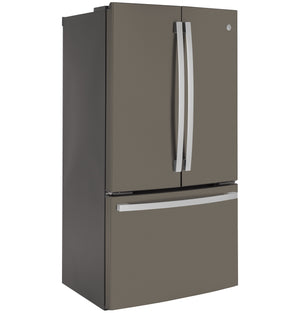 GE Counter-Depth 23.1-cu ft 3 -Door French Door Refrigerator with Ice Maker ( Slate ) ENERGY STAR Certified