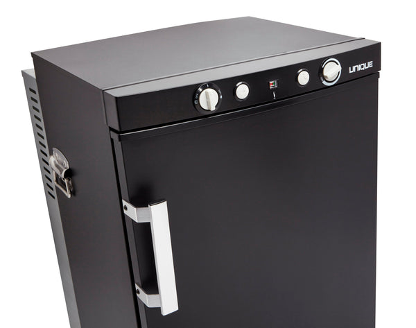 UNIQUE Off-Grid 3.4-cu ft Mini Fridge with Freezer ( Black )