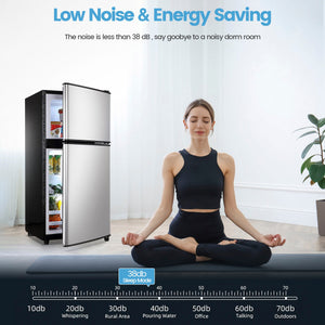 Jeremy Cass 3.5-cu ft with Freezer ( Silver ) ENERGY STAR