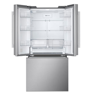 LG Standard-Depth 25.1-cu ft 3 -Door Smart Compatible French Door Refrigerator with Ice Maker ( PrintProof Stainless Steel ) ENERGY STAR Certified