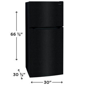 Frigidaire 18.3-cu ft Top-Freezer Refrigerator ( Black ) Garage Ready ENERGY STAR Certified
