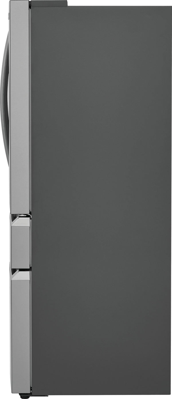 Frigidaire Gallery Counter-Depth 22.1-cu ft 4 -Door French Door Refrigerator with Ice Maker with Water Dispenser ( Fingerprint Resistant Stainless Steel ) ENERGY STAR Certified