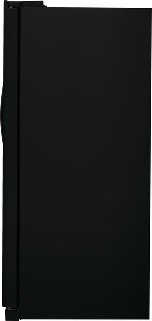 Frigidaire 22.3-cu ft Side-by-Side Refrigerator with Ice Maker ,Water and Ice Dispenser ( Black ) ENERGY STAR Certified