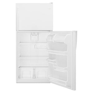 Whirlpool 18.2-cu ft Top-Freezer Refrigerator with Ice Maker ( White )