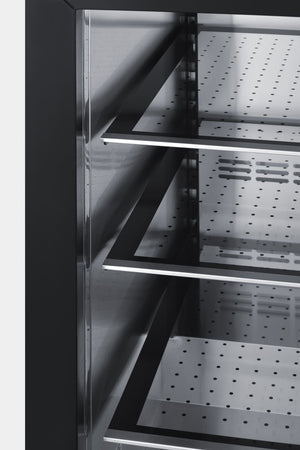 Summit Appliance 1.72-cu ft Built-In Mini Fridge ( Stainless steel door and black cabinet )