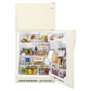 Whirlpool 20.5-cu ft Top-Freezer Refrigerator ( Biscuit )