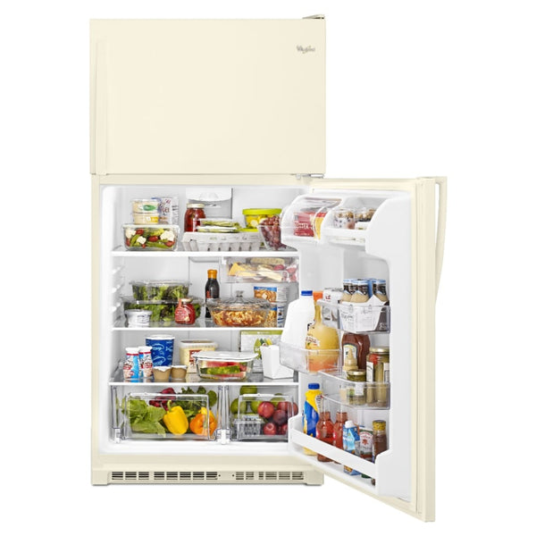 Whirlpool 20.5-cu ft Top-Freezer Refrigerator ( Biscuit )