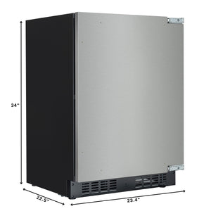 KoolMore 3.7-cu ft Freezerless Refrigerator ( Black )