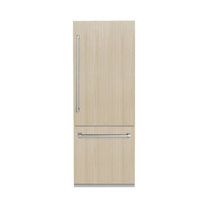 ZLINE KITCHEN & BATH Built-In 16.1-cu ft Counter-Depth Built-In Bottom-Freezer Refrigerator with Ice Maker ( Custom Panel-Ready ) ENERGY STAR Certified