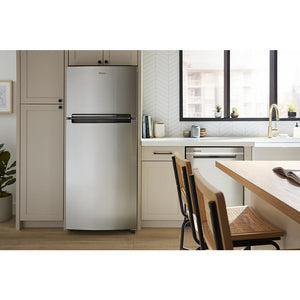 Whirlpool 16.3-cu ft Top-Freezer Refrigerator ( Stainless Steel )